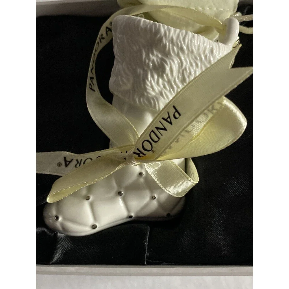 Pandora Ornament Xmas Unforgettable Moments porcelain Christmas stocking  2012